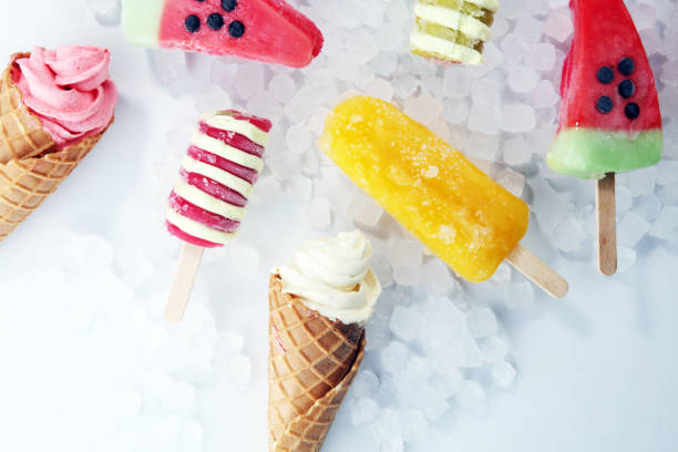 istock Vanilla frozen yogurt or soft ice cream in waffle cone. 966366114