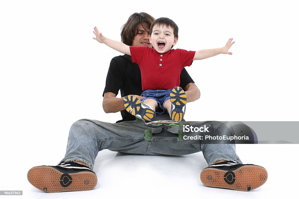 Teen and Toddler  Nanny Stock Photo