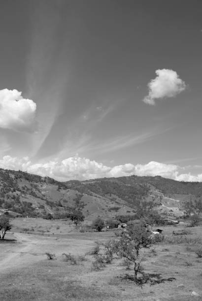 istock Mountains, Quiche in Guatemala central America, deforestation. 966374556