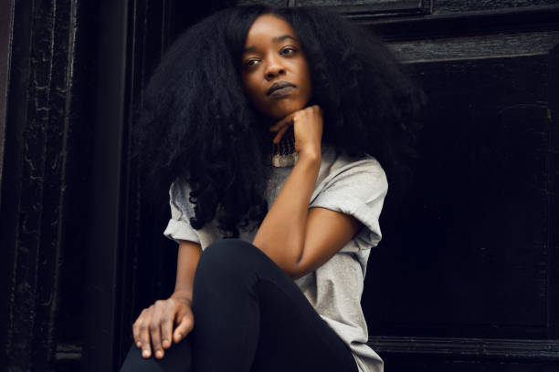 istock Afro American female portraits 966375010