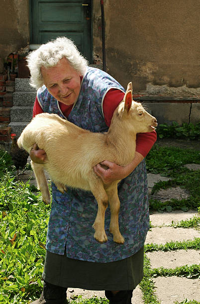 istock Old woman with kid 96637940