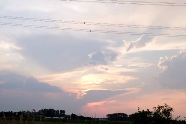 istock Moody sky at sunset 966380018