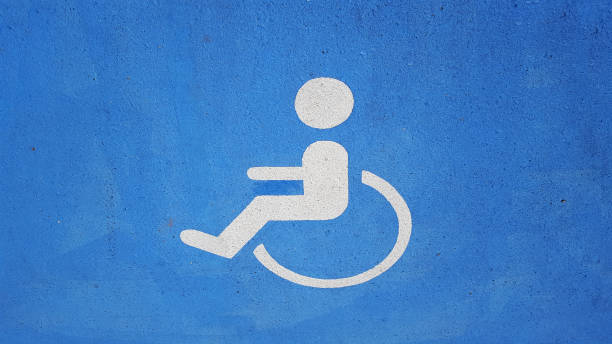 istock sign for wheelchair 966385404