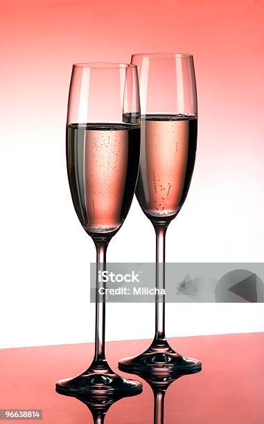 Rosa De Champagne - Fotografias de stock e mais imagens de Bolha - Estrutura Física - Bolha - Estrutura Física, Champanhe, Cor de rosa