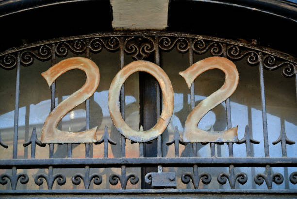 street metal number
