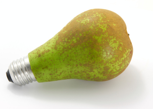 The pear and lamp element