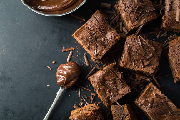 istock View from above tasty chocolate brownies 966411726