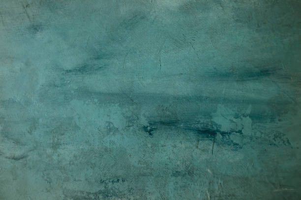 istock old blue stained canvas painting draft detail, background or texture 966414836