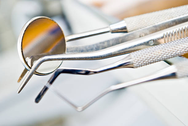 dental tools stock photo