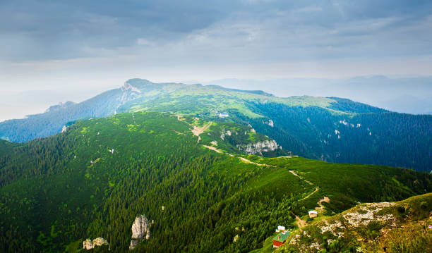 istock summer landscape in Ceahlau mountain 966422082