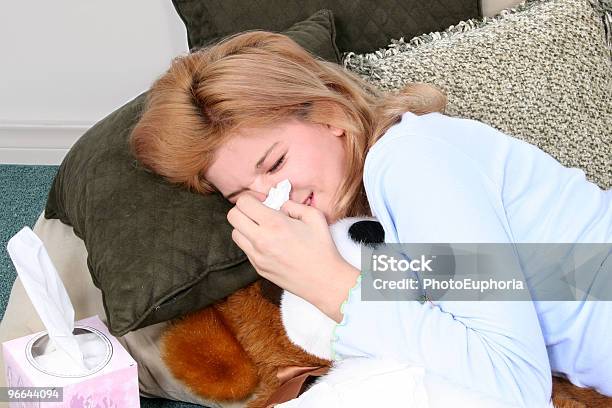 Allergien Kalten Grippe Stockfoto und mehr Bilder von Allergie - Allergie, Asthmatisch, Bett