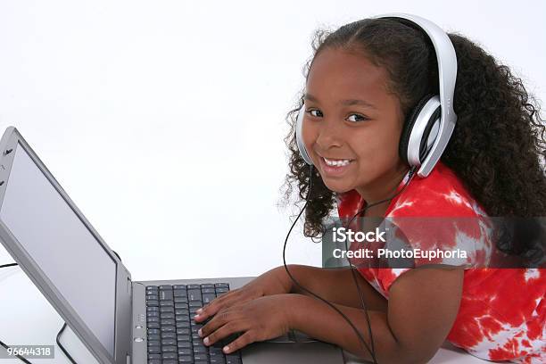 Child With Computer Stock Photo - Download Image Now - African Culture, African-American Ethnicity, American Culture