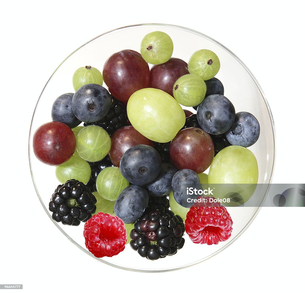 Frutas en placa - Foto de stock de Alimento libre de derechos