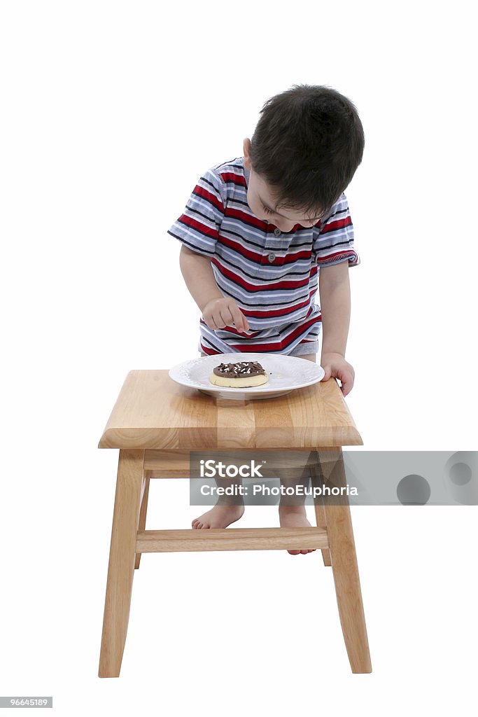 베이비 남자아이 초콜릿 아이스 설탕 쿠키 Over 인명별 - 로열티 프리 가득 찬 스톡 사진