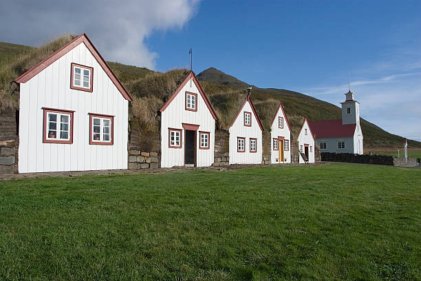istock Icelandic turf houses 96645828