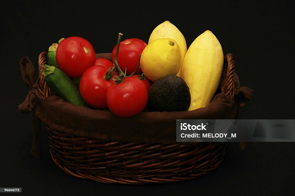 Cesto de Legumes - Royalty-free Abacate Foto de stock