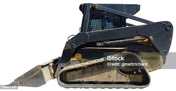 Skid Loader Stock Photo - Download Image Now - Skid-Steer Loader, White Background, Backhoe