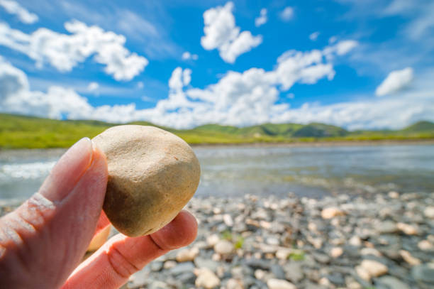 istock A close-up of the yellow stone 966475688