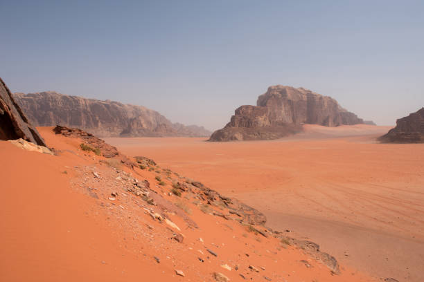 istock Scenic view of Wadi Rum desert, Jordan 966493920