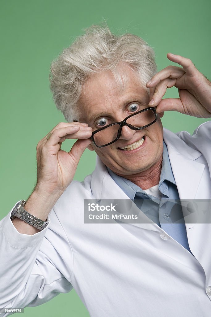 Käfer-Eyed professor - Lizenzfrei Arbeiter Stock-Foto