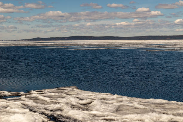 istock Frozen lake on a sunny day 966502908