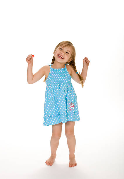 Happy Little Girl stock photo