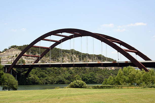 Austin 360 Bridge stock photo