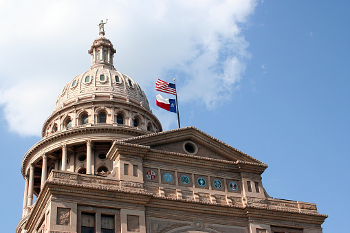 Edificio del Capitolio del Estado, del centro de la ciudad de Austin, Texas photo