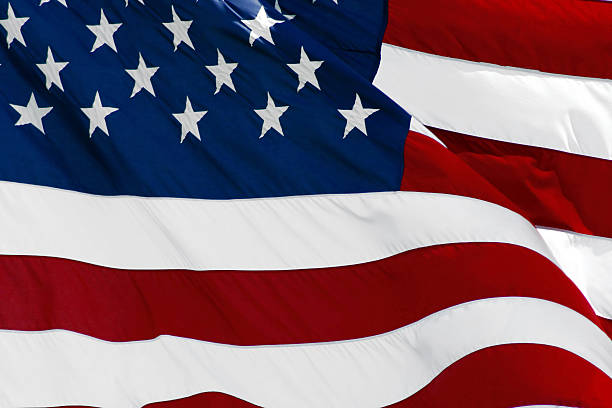 American Flag stock photo