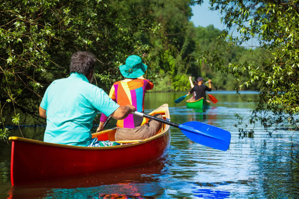 istock Canoeing with Friends 966524346