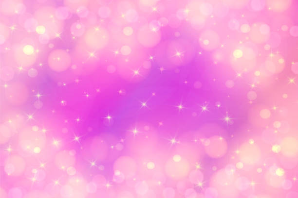 istock Holographic vector illustration in pastel color. Galaxy fantasy background. The Pastel sky with rainbow for unicorn. Clouds and sky with bokeh. 966526514