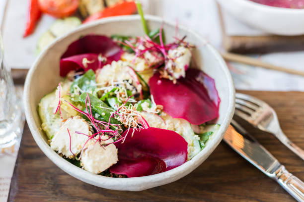 istock Warm salad from quinoa and vegetables 966532812
