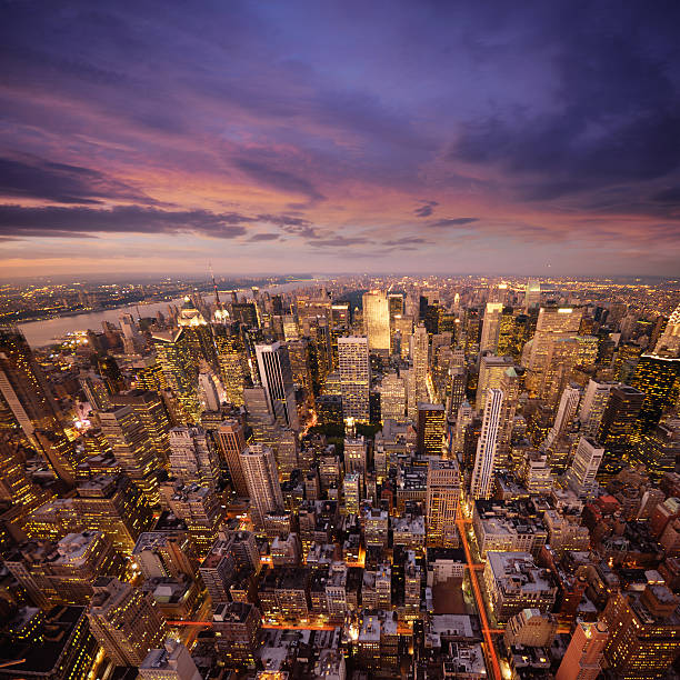 istock Looking down over New York City 96653456