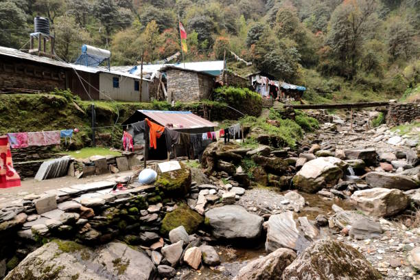 istock Ghorepani village in Himalayas, Nepal 966537106