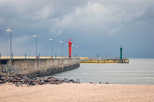 istock Breakwater at the harbor entrance 96653851