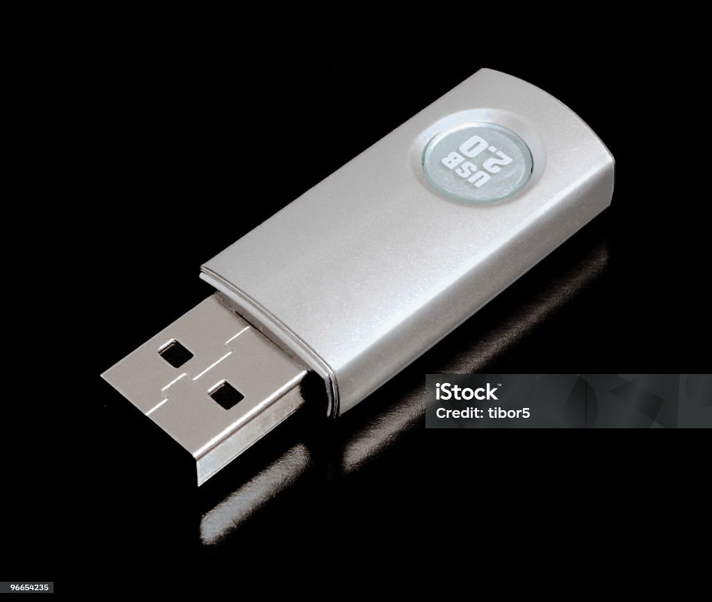 USB - 2.0 Flash Drive - Lizenzfrei Daten Stock-Foto