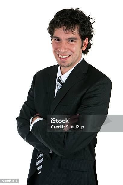 Smiling Business Man Stock Photo - Download Image Now - Adult, Adults Only, Black Hair