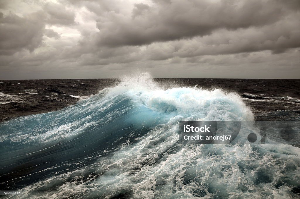 wave at sea  Beauty In Nature Stock Photo