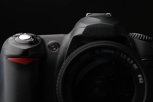 istock A close-up of a black digital slr camera 96655660