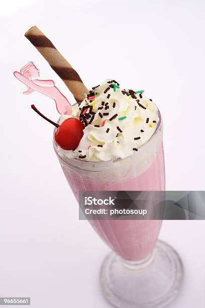 Milkshake Stock Photo - Download Image Now - Berry, Berry Fruit, Cherry