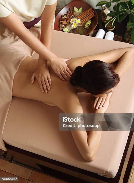 Massage Therapy Stock Photo - Download Image Now - Adult, Alternative Medicine, Back