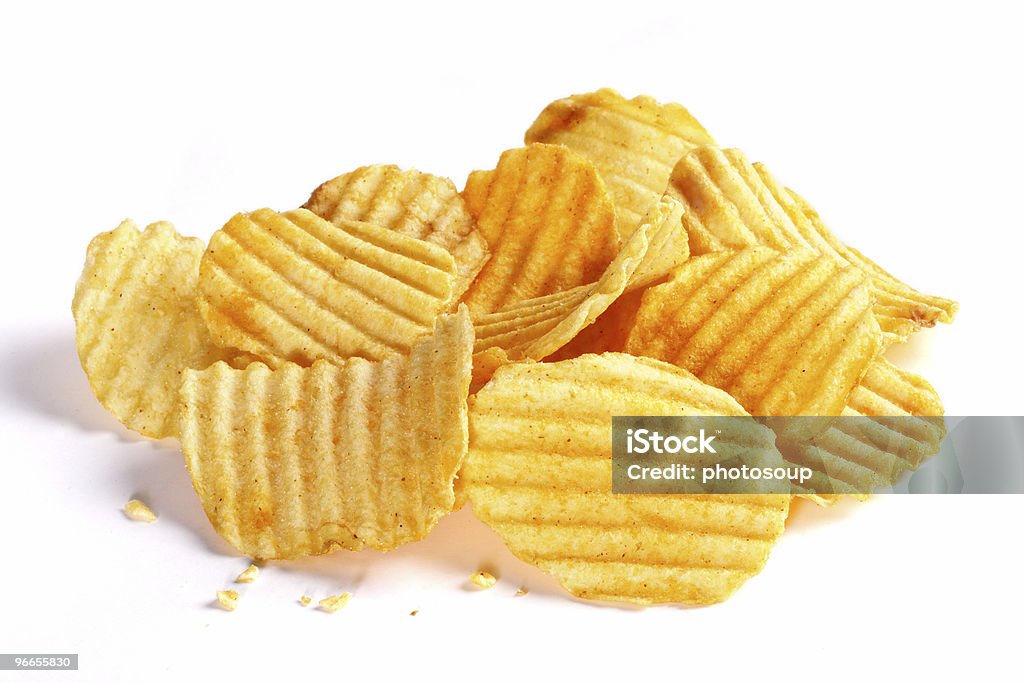 Груду Картофельные чипсы - Стоковые фото Картофельные чипсы роялти-фри