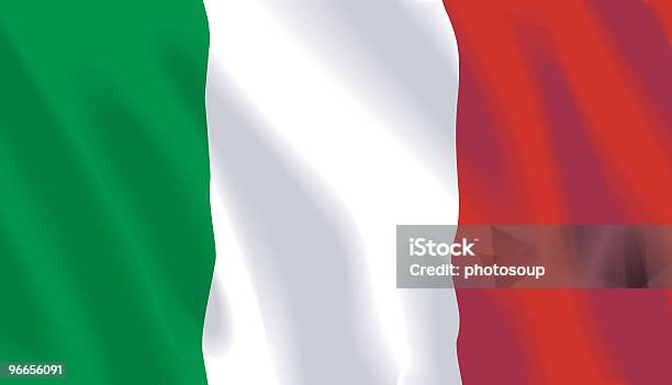 Drapeau Italien Vecteurs libres de droits et plus d'images vectorielles de Culture italienne - Culture italienne, Drapeau, Drapeau italien