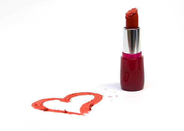 istock Heart Shape Made of Lipstick 96657345