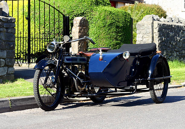 istock Vintage Motorbike & Sidecar 96657390