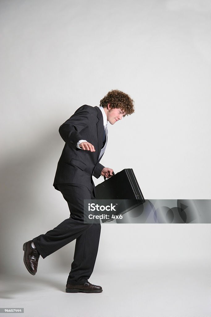 Business man on the move  Adult Stock Photo