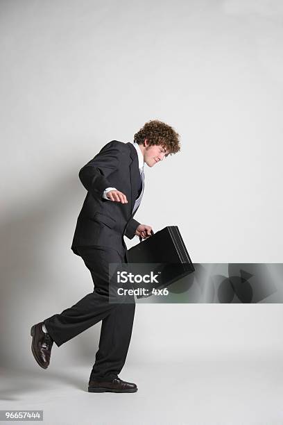 Business Man On The Move Stock Photo - Download Image Now - Adult, Business, Businessman