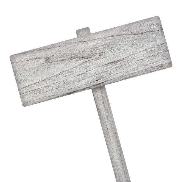 istock Wooden sign isolated on white background 966578272
