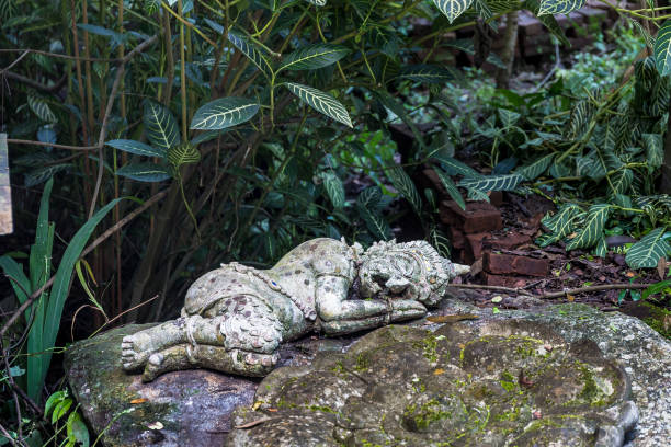 istock Lying Buddha in Wat Pha Lat Temple Chiang Mai Thailand 966586370