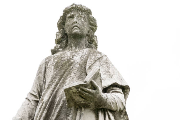 istock Statue of a Saint in the cemetery 966587474